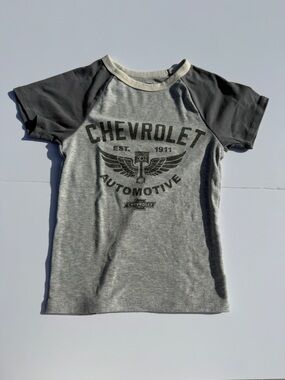 Vintage style Chevrolet Automotive raglan tee with classic GM licensed graphic 🏁
